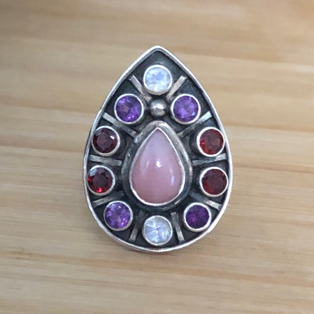 $78  Nicky Butler Estate Ring   Sterling Silver  925 India   Size 10